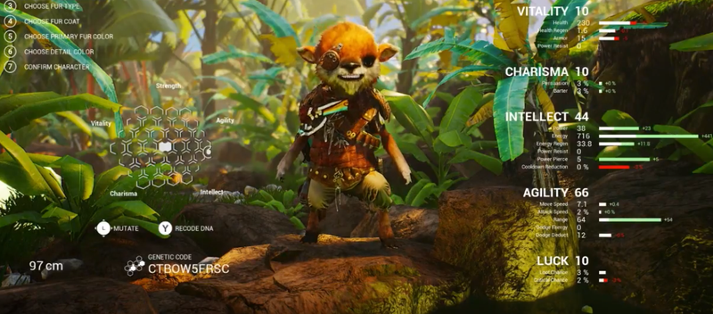 Illustration for article titled Biomutant Shows Off Its Character Creator